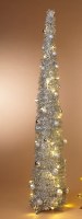 6' LED Silver Pop-up Christmas Tree