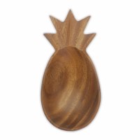 9" Wooden Pineapple Bowl