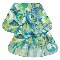 17"x 12" Summer Blooms Reversible Wedge Placemat