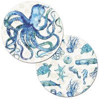 14" Roun Deep Sea Reversible Placemat