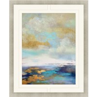 33" x 27" Iridescent Horizon Framed