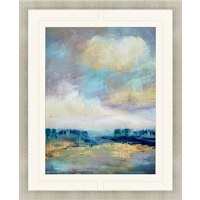 33" x 27" Opaline Horizon Framed