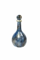 17" Blue and Gray Tibetan Sky Bottle With Top