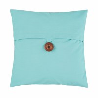 18" Square Aqua Envelope Pillow