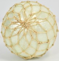 3.5" Green Capiz Orb in Net