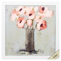 23" Square Pale Bouquet 1 Framed Print