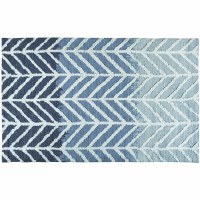 21" x 33" Straight Arrows Blue Rug