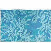 21" x 33" Blue Rainforest Rug