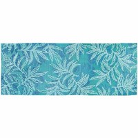 1.9' x 4.6' Blue Rainforest Rug