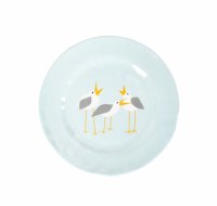 9" Round Seagulls Plate