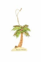 Bonita Springs Palm Wood Ornament