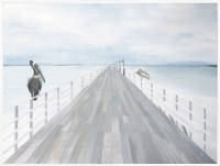 50" x 60" Pier 2 Framed Canvas