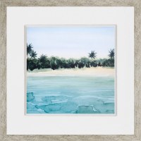 29" Square Paradise 1 Framed Print Under Glass