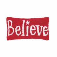 6" x 11" Rectangle Believe Pillow