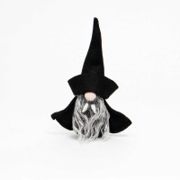8" Halloween Black Dracula Gnome Decoration