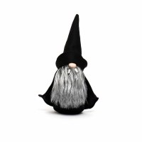 13" Halloween Black Dracula Gnome Decoration