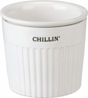 5" Round White Chillin' Dip Chiller