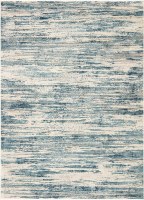 5' x 7.6' Blue and White Cirque 33 Rug