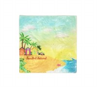 4" Square Sanibel Island Style Capiz Box