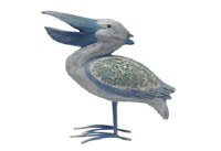 7" Blue Mosaic Pelican