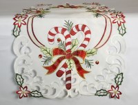 36" Candy Cane Table Runner
