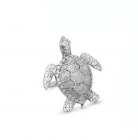 2.5" Silver Turtle Napkin Ring