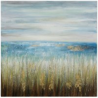 40" Square Shore 3D Grass Canvas