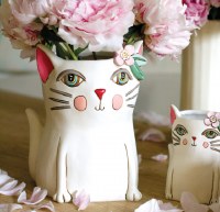 8" Pretty Kitty Planter