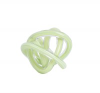 3.5" Lime Knot Glass Orb