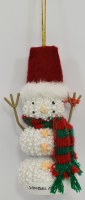 Sanibel Island Polyresin Snowman Ornament