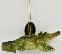 "Sanibel Island" Alligator With Babies Ornament