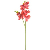 37" Faux Coral Phaleonopsis Spray