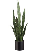 26" Faux Green Sansevieria