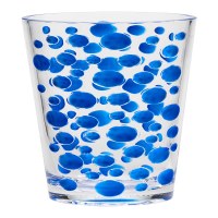 20 Oz Blue Satin Pearl Cooler Glass