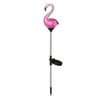 24" Solar Flamingo Stake