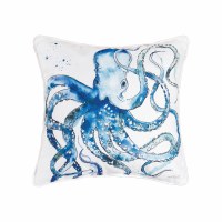 blue octopus pillow