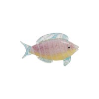 6" Multipastel Glass Fish