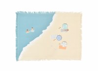 13" x 19" Embroidered View Of Beach Placemat