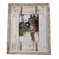 5" x 7" White Washed Picture Frame