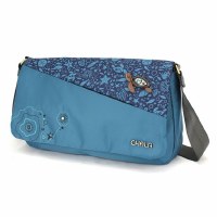 12" Chala Turquoise Turtle Messenger Bag