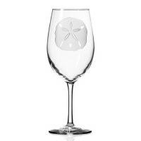 18 Oz Sand Dollar Etched All Purpose Wine Glass
