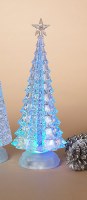 13" LED Acrylic Tree With Thin Star Topper