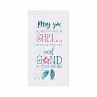 18" x 27" Shell In Pocket Flour Sack Kitchen Towel