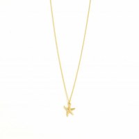Gold Tone Starfish Necklace