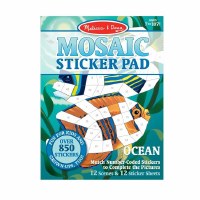 12" x 9" Ocean Mosaic Sticker Pad