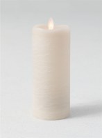 7" x 3" Frost Tan LED Pillar Candle