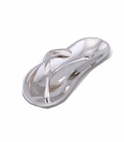 8" Silver Right Flip Flop Dish