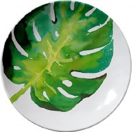 8" Round Monstera Plate