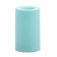 7" x 3" Frost Distressed Blue LED Battery Operated Pillar Candle