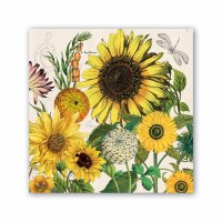 5" Square Sunflower Beverage Napkin Fall and Thanksgiving